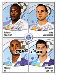 Sticker Placide / Vanhamel / Ba / Genton - FOOT 2010-2011 n. 590 - Panini