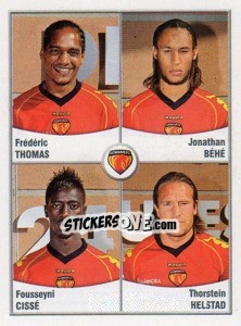 Sticker Thomas / Behe / Cisse / Helstad - FOOT 2010-2011 - Panini