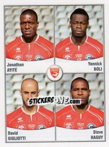 Figurina Ayite / Boli / Gigliotti / Haguy - FOOT 2010-2011 n. 635 - Panini