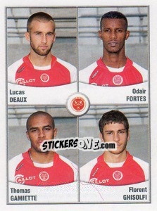 Sticker Deaux / Fortes / Gamiette / Ghisolfi - FOOT 2010-2011 - Panini