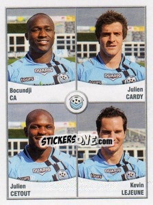 Figurina Ca / Cardy / Cetout / Lejeune - FOOT 2010-2011 - Panini