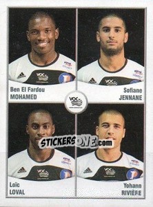 Figurina Mohamed / jennane / loval / riviere - FOOT 2010-2011 n. 670 - Panini
