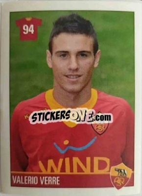 Sticker Valerio Verre - AS Roma 2011-2012 n. 23 - Erredi Galata Edizioni