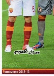 Sticker Formazione 2012/13 (puzzle 2) - AS Roma 2012-2013 n. 8 - Erredi Galata Edizioni