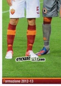 Sticker Formazione 2012/13 (puzzle 2) - AS Roma 2012-2013 - Erredi Galata Edizioni