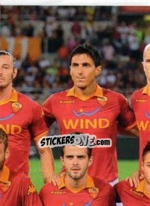 Cromo Formazione 2012/13 (puzzle 5) - AS Roma 2012-2013 - Erredi Galata Edizioni