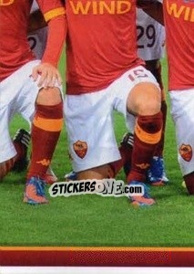 Sticker Formazione 2012/13 (puzzle 6) - AS Roma 2012-2013 n. 12 - Erredi Galata Edizioni