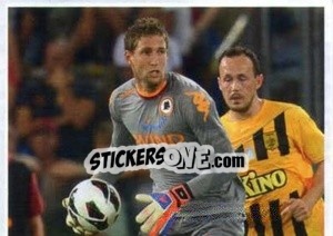 Cromo Maarten Stekelenburg (puzzle 1) - AS Roma 2012-2013 - Erredi Galata Edizioni