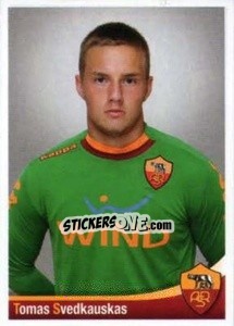 Sticker Tomas Svedkauskas - AS Roma 2012-2013 n. 24 - Erredi Galata Edizioni