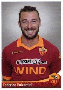 Figurina Federico Balzaretti - AS Roma 2012-2013 - Erredi Galata Edizioni