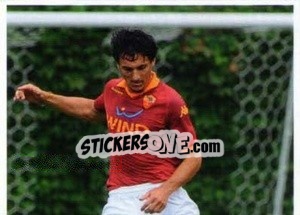 Cromo Nicolas Andrés Burdisso (puzzle 1) - AS Roma 2012-2013 - Erredi Galata Edizioni