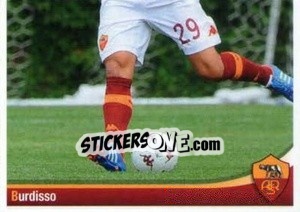 Sticker Nicolas Andrés Burdisso (puzzle 2) - AS Roma 2012-2013 - Erredi Galata Edizioni