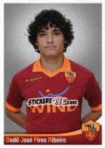 Sticker Dodô José Pires Ribeiro - AS Roma 2012-2013 - Erredi Galata Edizioni