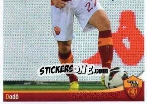 Cromo Dodô José Pires Ribeiro (puzzle 2) - AS Roma 2012-2013 - Erredi Galata Edizioni