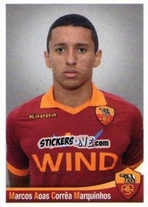 Cromo Marcos Aoás Correa Marquinhos - AS Roma 2012-2013 - Erredi Galata Edizioni