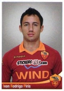 Sticker Ivan Rodrigo Piris - AS Roma 2012-2013 n. 42 - Erredi Galata Edizioni