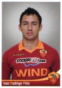 Figurina Ivan Rodrigo Piris - AS Roma 2012-2013 - Erredi Galata Edizioni