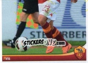 Sticker Ivan Rodrigo Piris (puzzle 2) - AS Roma 2012-2013 n. 44 - Erredi Galata Edizioni