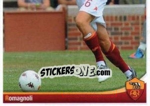 Sticker Alessio Romagnoli (puzzle 2) - AS Roma 2012-2013 n. 47 - Erredi Galata Edizioni