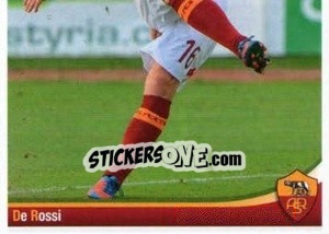 Sticker Daniele De Rossi (puzzle 2) - AS Roma 2012-2013 n. 53 - Erredi Galata Edizioni