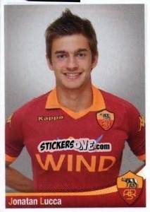 Cromo Jonatan Lucca - AS Roma 2012-2013 - Erredi Galata Edizioni