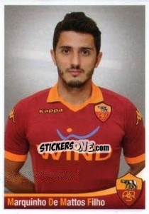 Figurina Marquinho De Mattos Filho - AS Roma 2012-2013 - Erredi Galata Edizioni