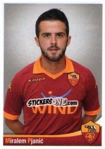 Figurina Miralem Pjanic - AS Roma 2012-2013 - Erredi Galata Edizioni