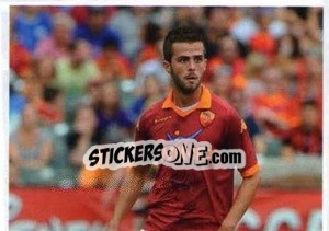 Sticker Miralem Pjanic (puzzle 1) - AS Roma 2012-2013 - Erredi Galata Edizioni