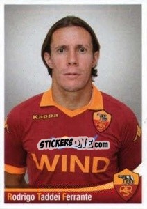 Sticker Rodrigo Taddei Ferrante - AS Roma 2012-2013 n. 72 - Erredi Galata Edizioni