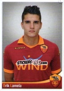 Cromo Erik Lamela - AS Roma 2012-2013 - Erredi Galata Edizioni