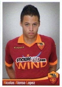 Cromo Nicolas Alonson Lopez - AS Roma 2012-2013 n. 78 - Erredi Galata Edizioni