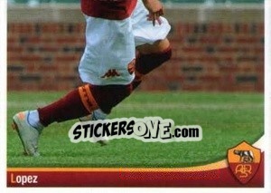 Sticker Nicolas Alonson Lopez (puzzle 2) - AS Roma 2012-2013 n. 80 - Erredi Galata Edizioni