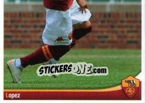 Figurina Nicolas Alonson Lopez (puzzle 2) - AS Roma 2012-2013 - Erredi Galata Edizioni