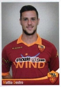Sticker Mattia Destro - AS Roma 2012-2013 - Erredi Galata Edizioni