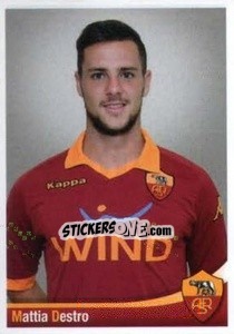 Sticker Mattia Destro - AS Roma 2012-2013 n. 81 - Erredi Galata Edizioni
