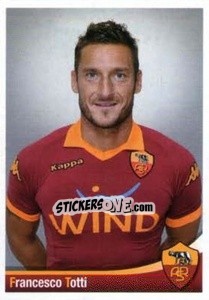 Sticker Francesco Totti - AS Roma 2012-2013 - Erredi Galata Edizioni