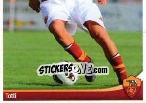 Cromo Francesco Totti (puzzle 2) - AS Roma 2012-2013 - Erredi Galata Edizioni