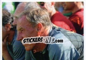 Sticker Zdeněk Zeman (puzzle 1) - AS Roma 2012-2013 n. 94 - Erredi Galata Edizioni