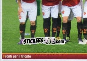 Sticker Pronti Per Il Trionfo (Puzzle 2) - AS Roma 2012-2013 n. 115 - Erredi Galata Edizioni
