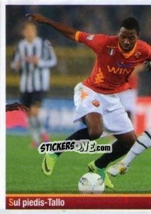 Sticker Sul piedis-Tallo (puzzle 1) - AS Roma 2012-2013 - Erredi Galata Edizioni