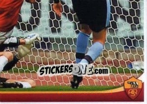 Sticker Apre Delvecchio (puzzle 4) - AS Roma 2012-2013 - Erredi Galata Edizioni