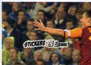 Sticker Totti espugna il Bernabeu (puzzle 1) - AS Roma 2012-2013 n. 148 - Erredi Galata Edizioni