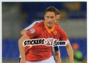 Sticker Il capitano (Francesco Totti) (puzzle 1) - AS Roma 2012-2013 - Erredi Galata Edizioni