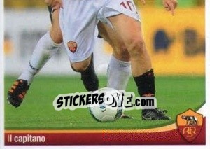 Sticker Il capitano (Francesco Totti) (puzzle 2) - AS Roma 2012-2013 n. 165 - Erredi Galata Edizioni