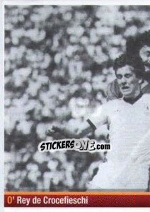 Sticker O' rey de Crocefieschi (Roberto Pruzzo) (puzzle 1) - AS Roma 2012-2013 n. 166 - Erredi Galata Edizioni
