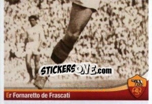 Sticker Er Fornaretto de Frascati (Amedeo Amadei) (puzzle 2) - AS Roma 2012-2013 - Erredi Galata Edizioni