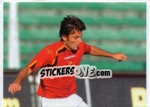 Cromo L'aeroplanino (Vincenzo Montella) (puzzle 1) - AS Roma 2012-2013 - Erredi Galata Edizioni