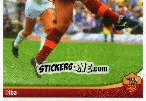 Sticker Diba (Agostino Di Bartolomei) (puzzle 2) - AS Roma 2012-2013 - Erredi Galata Edizioni