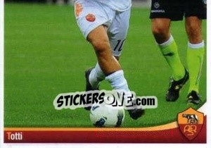 Sticker Totti (Francesco Totti) (puzzle 2) - AS Roma 2012-2013 n. 185 - Erredi Galata Edizioni