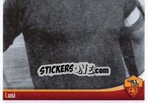 Sticker Losi (Giacomo Losi) (puzzle 2) - AS Roma 2012-2013 n. 187 - Erredi Galata Edizioni